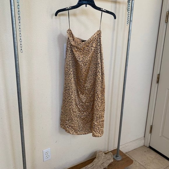 Forever 21 Dresses & Skirts - 5/$20 💥 cheetah leopard satin maxi midi Silky skirt animal print forever 21